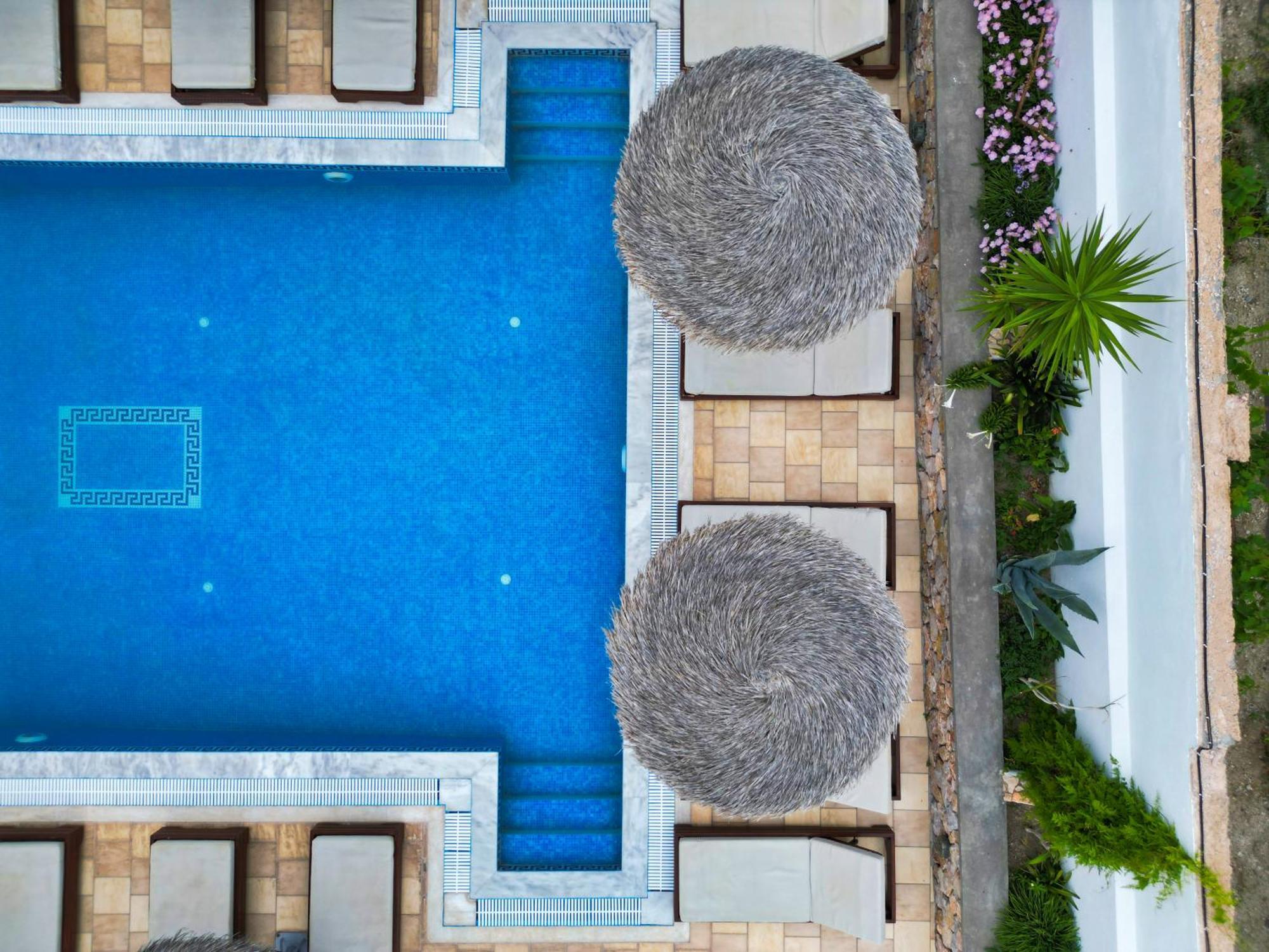 Villa Angira Kamari  Bagian luar foto